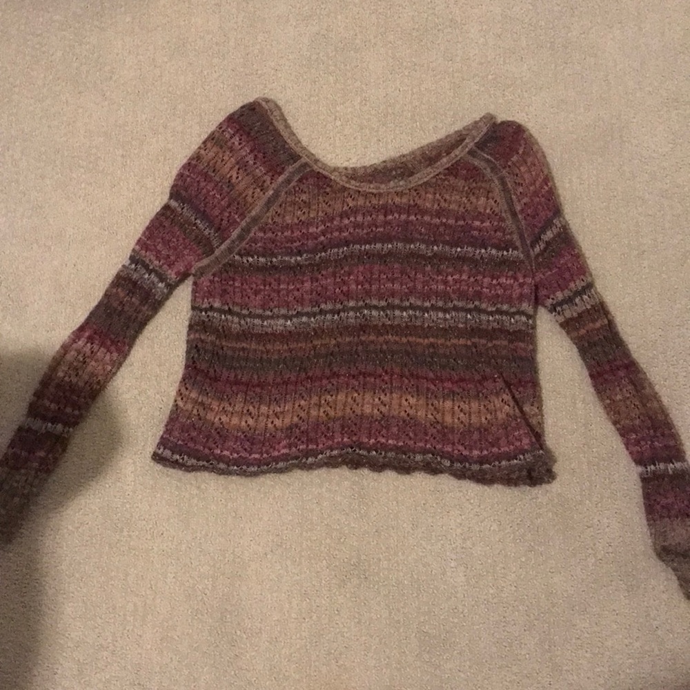 Striped Free People Sweater